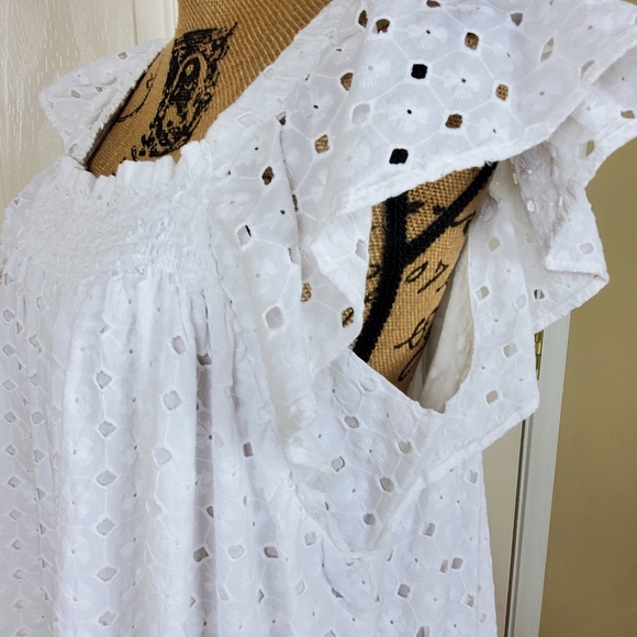 Nordstrom Matching Broderie Anglaise Cotton Dress - Picture 8 of 12